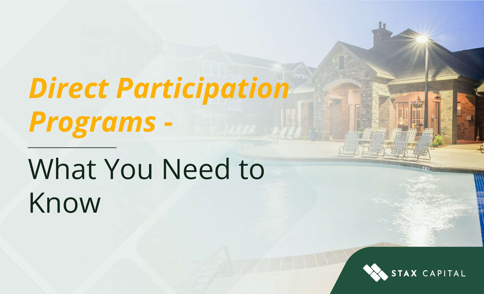 Direct Participation Programs - What You Need to Know